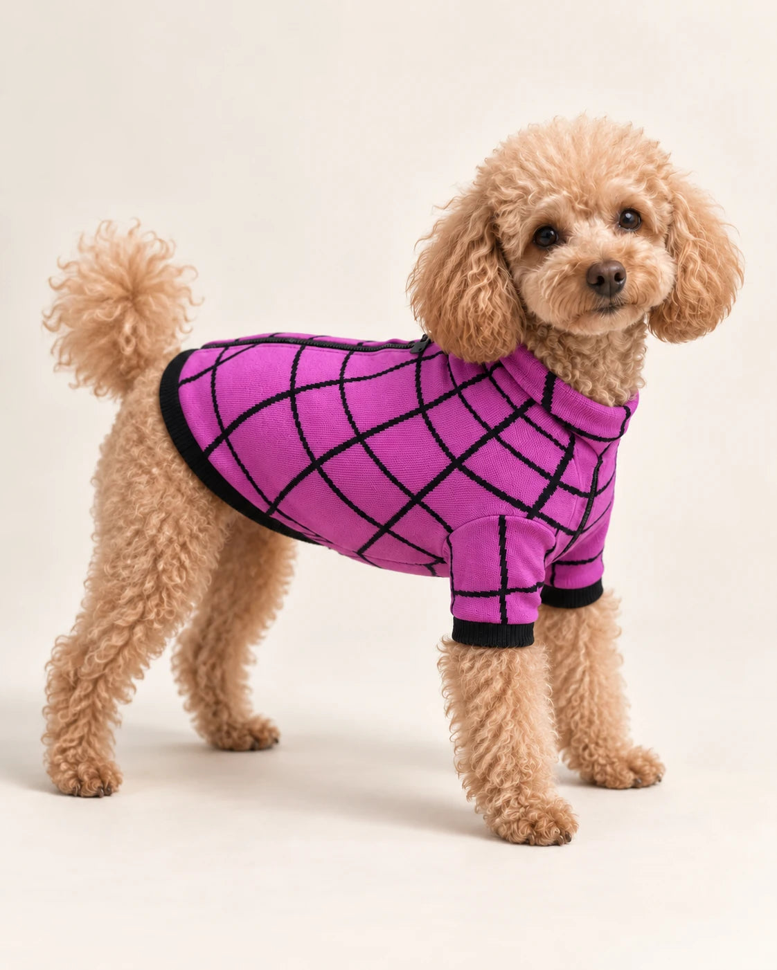 Felpa termica Tunnel Purple — campagna BeWoof